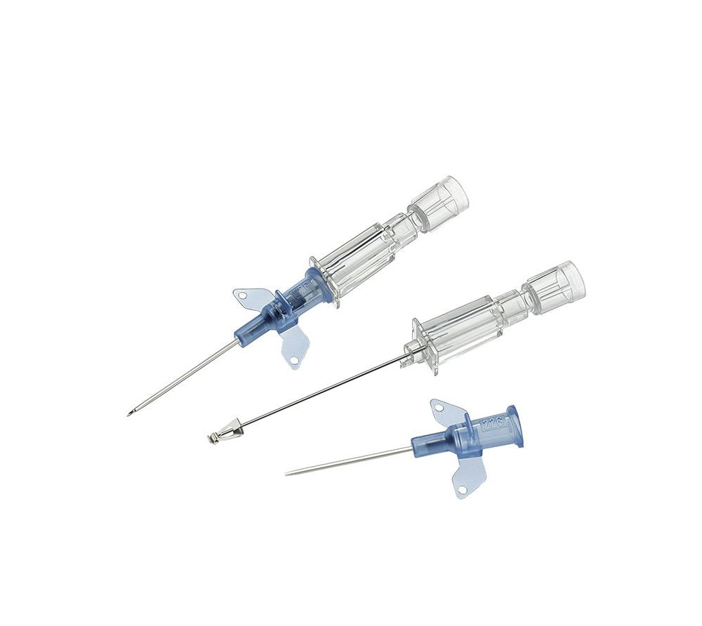 B.Braun Introcan Safety W 22Gx25mm Blau Einlumen-Kanülenkatheter, mit Flügeln, aus PUR - 50 Stk.
