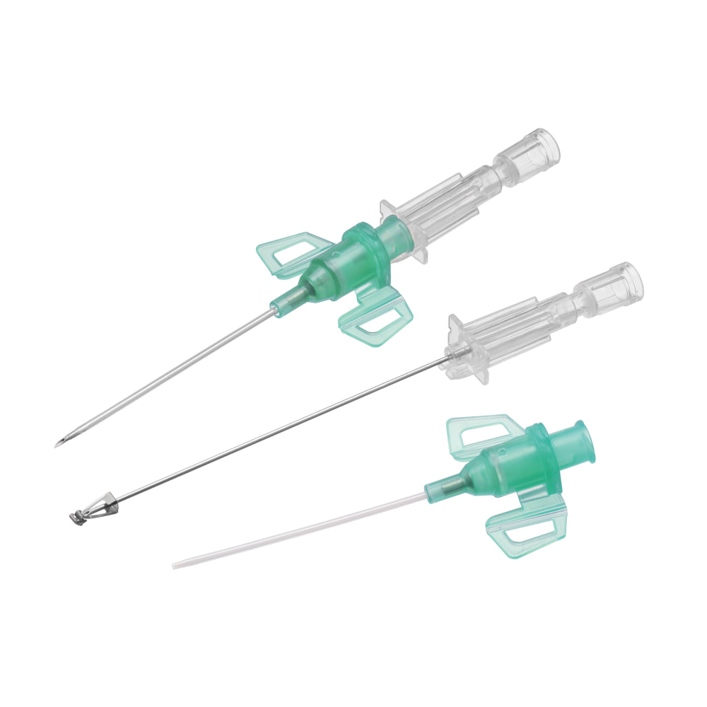 Einweg-Kanülen B.Braun Introcan Safety 3 18Gx32mm Grün, mit Flügeln, aus PUR - Packung 50