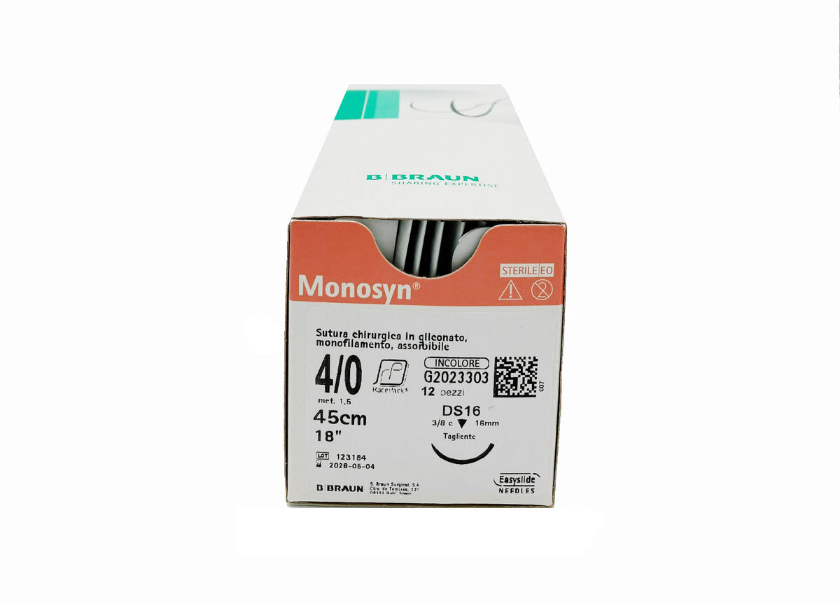 Suturas absorbibles Monosyn en gliconato - hilo morado