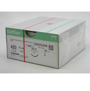 Dafilon suture non assorbibili in nylon, ago 3/8 19mm, USP 4/0 - filo blu 75cm - conf.36
