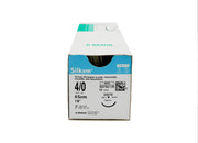 Silkam sutura non assorbibile in seta ago 3/8 cerchio - 3/8 19 mm - 4/0 USP - filo nero 45 cm - conf. 1 pz. - cod. G0762202