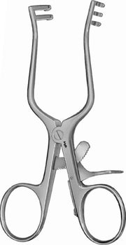 Aesculap Weitlaner Retractor 2X3D. bevel 110mm - BV073R