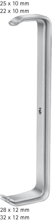 Aesculap Retrattore Farabeuf 25X10/32X12-22X10/28X12