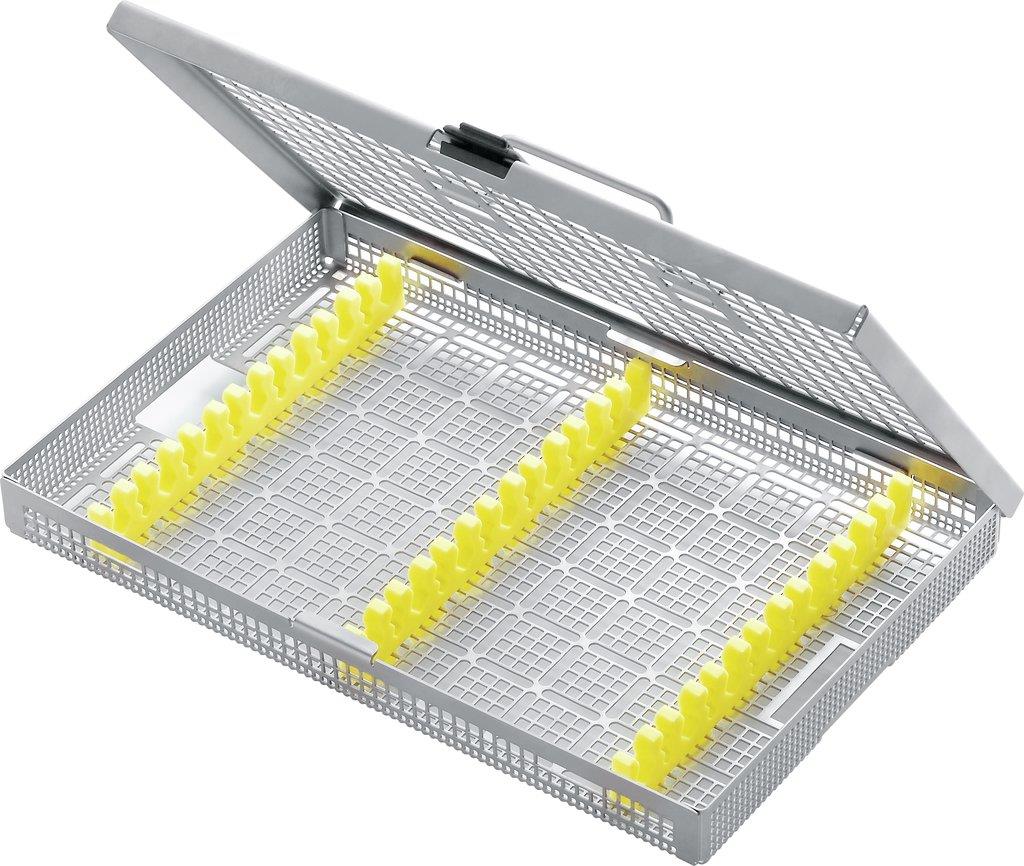 Aesculap cestello per retrattori - 273 × 176 × 30 mm - 3 alloggi