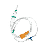 Sicherheitsinfusionssets B.Braun Intrafix Safeset mit Drei-Wege-Discofix-Hahn - 220 cm - Packung mit 100 Stück.