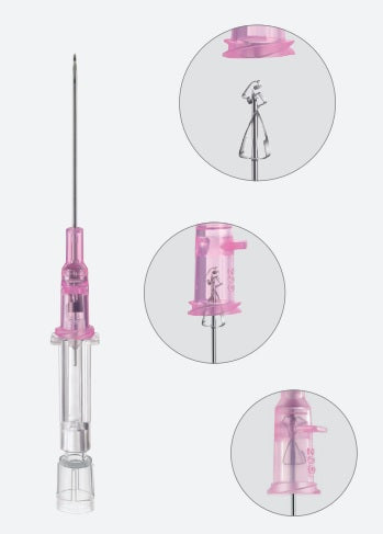 B.Braun Introcan Safety PUR aghi cannula monovia di sicurezza senza alette