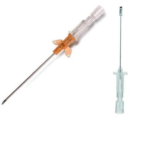 B.Braun Introcan Safety PUR W aghi cannula monovia con alette
