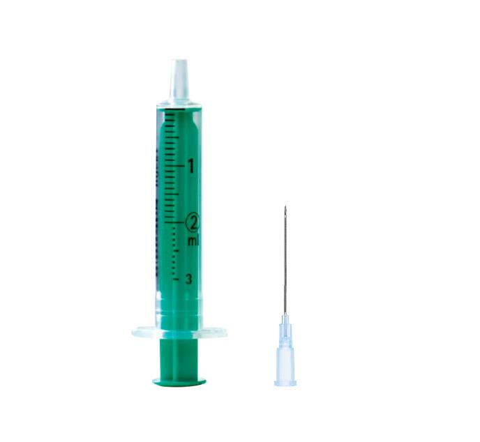 Siringhe B.Braun Injekt DUO da 3 ml luer centrale con ago Sterican 23Gx30mm - conf.100 pz.