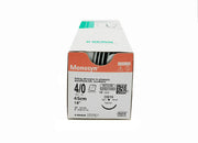 Monosyn resorbierbare Glykonat-Naht, 3/8-Nadel 19 mm, USP 3/0 - violetter Faden 70 cm