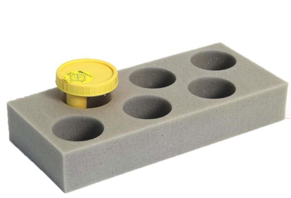 Spugna in materiale assorbente per 6 Contenitori Urina