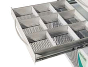 Tiroir coulissant en aluminium pour réfrigérateurs Fiocchetti 140