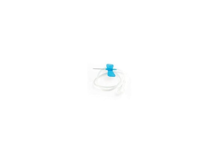 Aghi a farfalla Chirana Scalp Vein Set 23G x 3/4 - 0,6x20 mm  blu - conf. 100 pz
