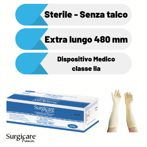 DOC Guanti chirurgici ginecologici in lattice senza talco sterili