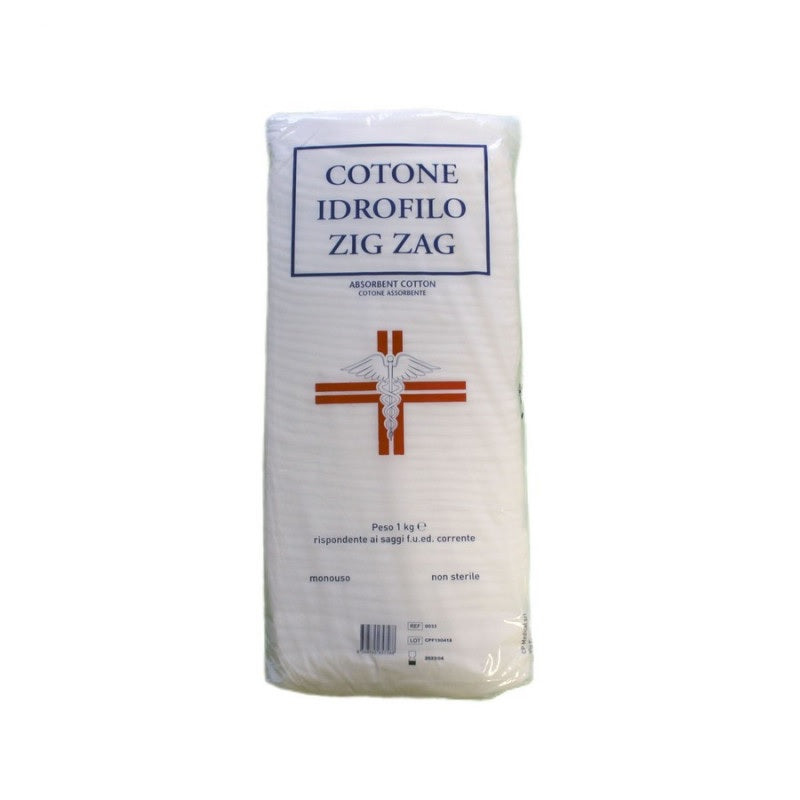 Algodón hidrófilo Zig zag - 1 kg