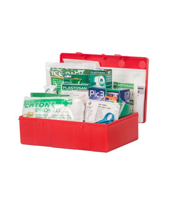 Kit pronto soccorso Eurokit std per autovetture e tempo libero