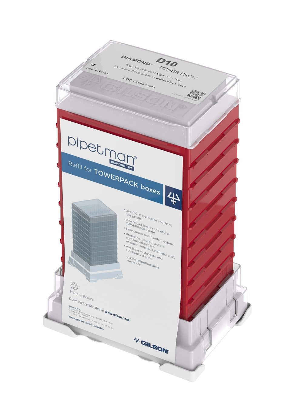 Puntali PIPETMAN® DIAMOND D10 TOWERPACK 960 puntali