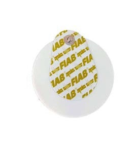 Elettrodi Monouso FIAB F2017 per ecg in Foam adesivo 50 mm con attacco decentrato - 50 pz.