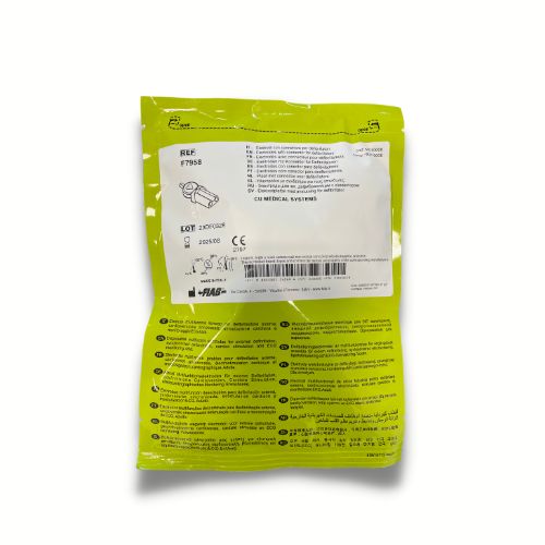 Piastre FIAB F7958 compatibili con defibrillatori CU Medical Systems - 1 coppia