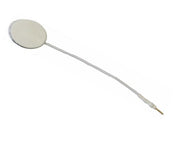 Elettrodi monouso pregellati per EEG/EMG, 15x20 mm, foam, spinotto 1 mm, con cavo - Conf: 150 pezzi