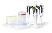 Transferpette® S Starter-Kit Midi: 3 pipette (2-20 µl, 20-200 µl, 100-1000 µl), 3 supporti per mensola Brand