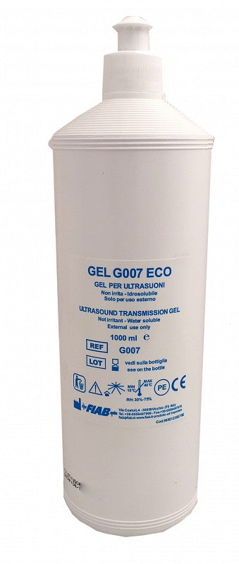 Gel Fiab per ultrasuoni blu G007 - flacone da 1 litro