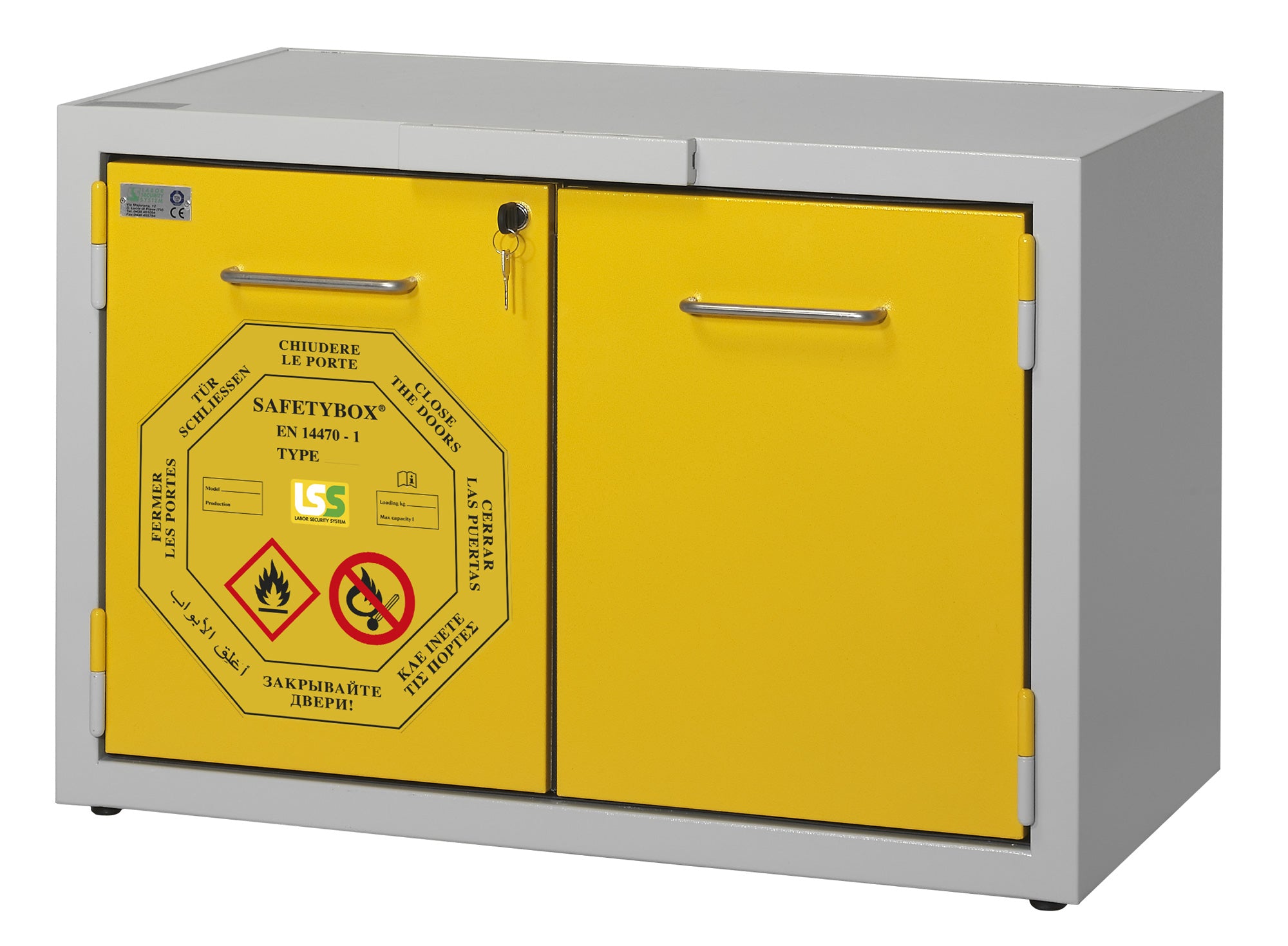 LABOR SECURITY SYSTEM - Armadio di sicurezza per lo stoccaggio di prodotti liquidi e solidi infiammabili