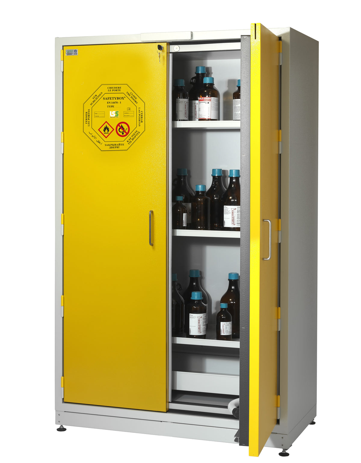 Armadio di sicurezza  per liquidi e solidi infiammabiliI SAFETYBOX® AC 1200 CM