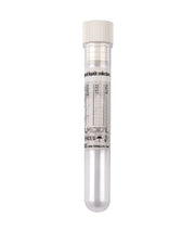 Conical tubes in PS 16 x 100 mm 10 ml white cap - maximum transparency - pack of 800 pcs.