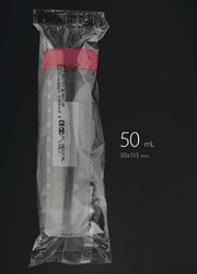 Provetta 50 ml conica tappo a vite graduata sterile con base d'appoggio - Conf.500 pz.
