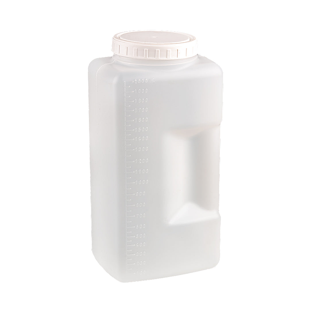Conteneur 2000 ml pour collecte d'urine 24 h - Paquet de 50 pièces.