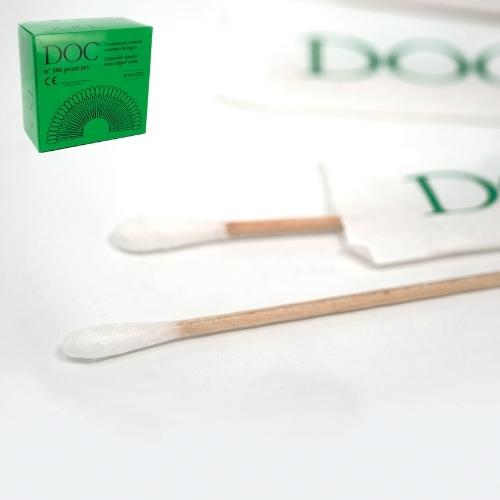 Sterile Einweg-Wattestäbchen mit Holzträger - Steril - Packung mit 500 Stk.