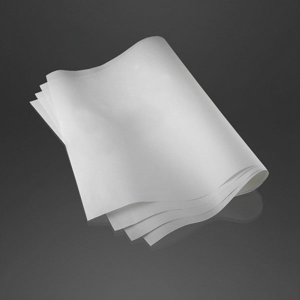 Filterpapier 50x50 cm, geeignet für Lebensmittelkontakt - Packung mit 500 Stk.
