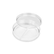 Piastra di petri ø 90 mm h 16,2 mm ventilata in polistirolo a 2 settori, sterile conf. 480 pz.