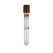 Vacumed® provette sottovuoto 13×100 mm con Granuli Separatori con Attivatore tappo marrone, sterile Conf. 100 pz