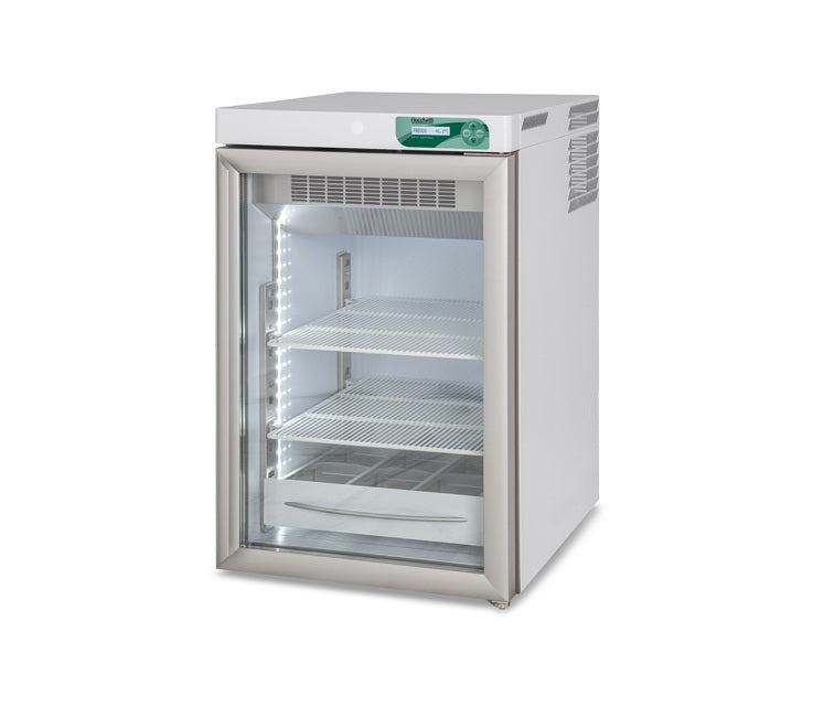Frigorifero MEDIKA 140 ECT-F con vetrina e ripiano interno -  bianco 140 litri