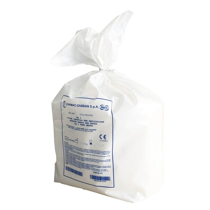 Cotone Idrofilo 100% ORO  EXTRA - 1 Kg Arrotolato