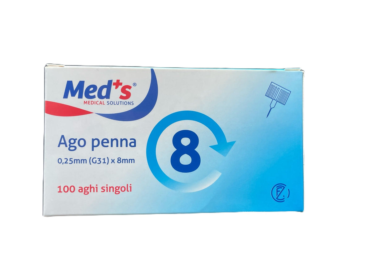 Aghi per penna da insulina 0,25 mm (G31) MED'S