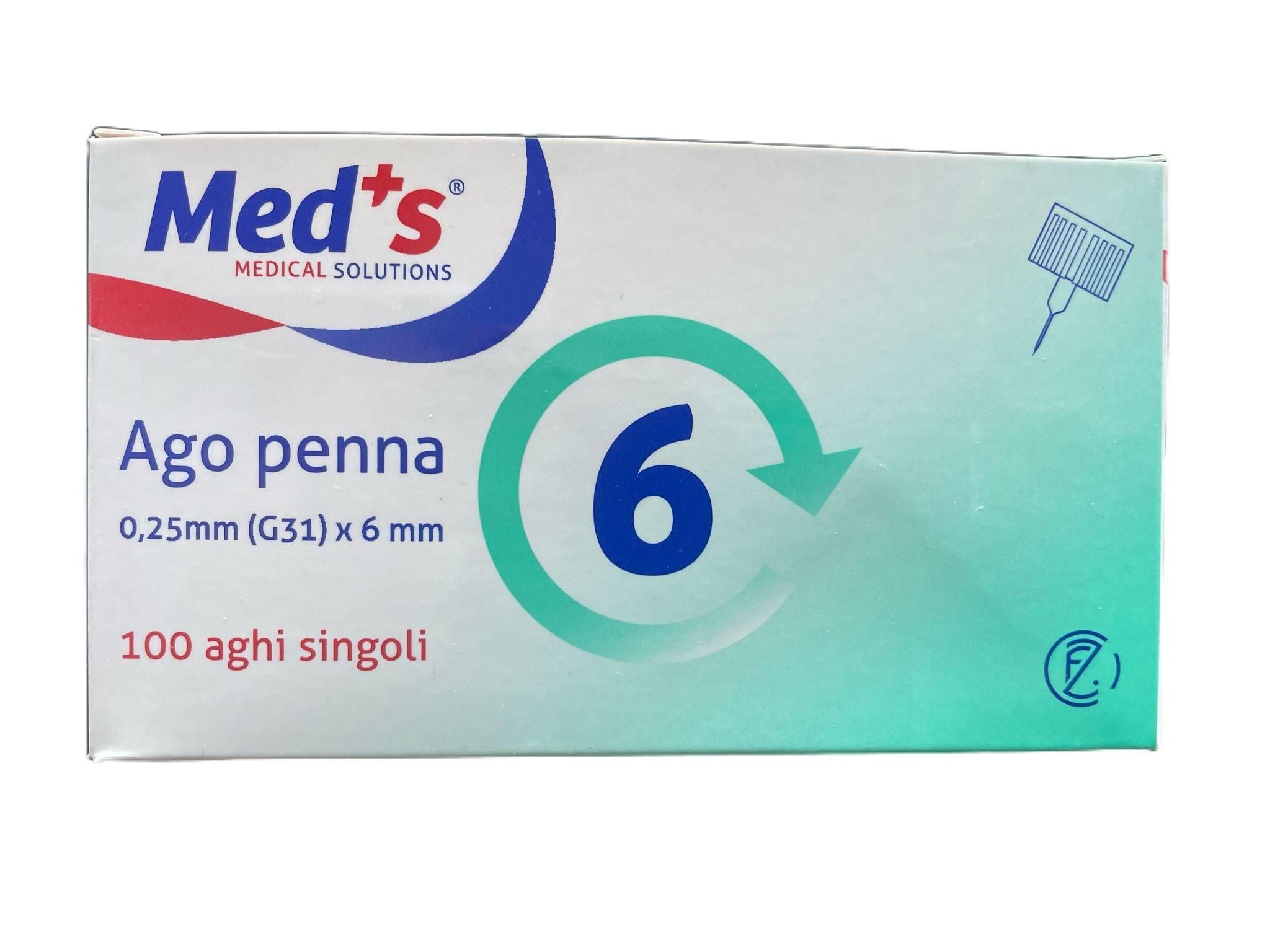 Insulin-Pen-Nadeln 0,25 mm (G31) MED'S