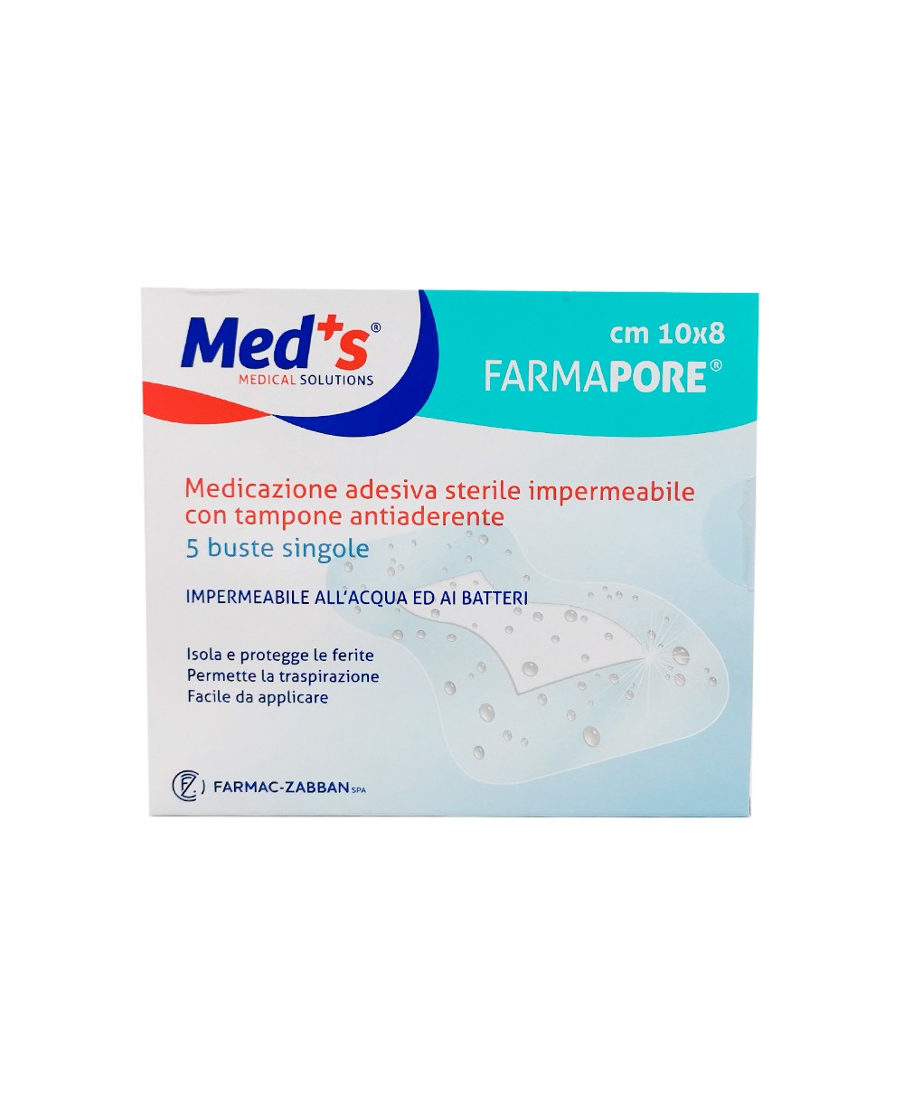 Wasserdichte sterile transparente FARMAPORE-Klebeverbände MED'S
