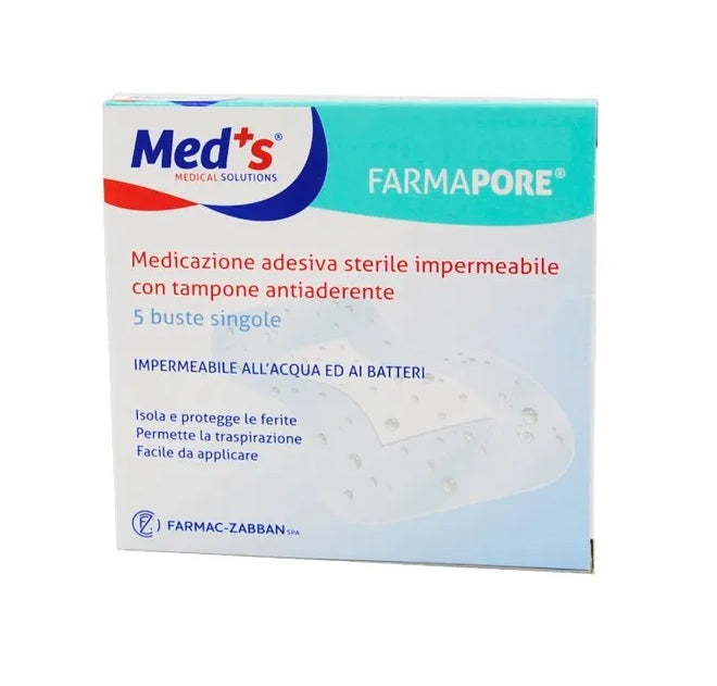 Wasserdichte sterile transparente FARMAPORE-Klebeverbände MED'S