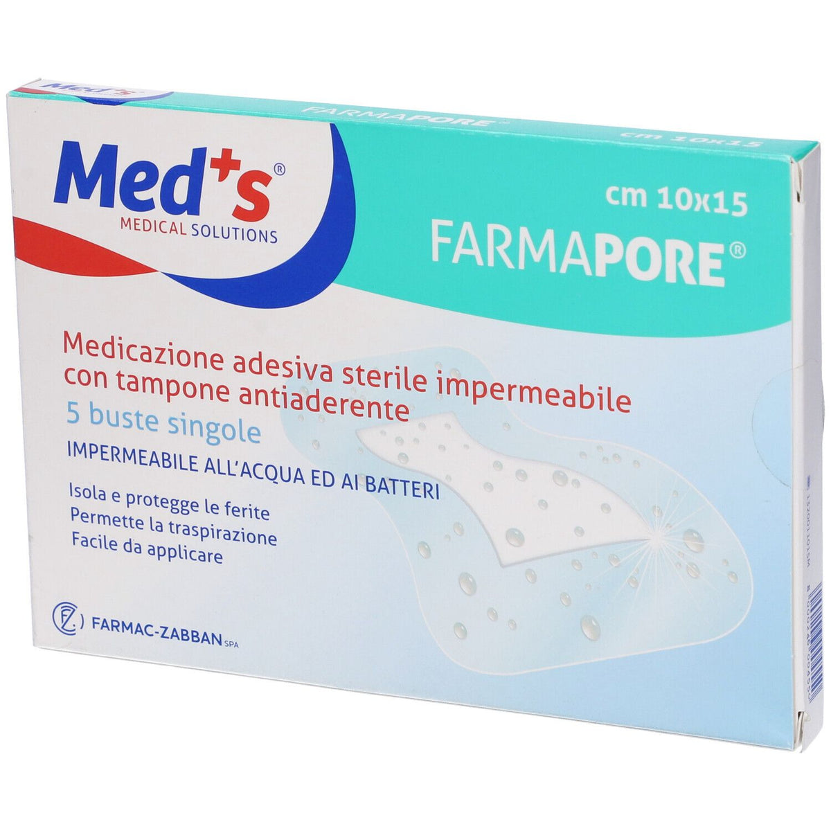 Apósitos adhesivos transparentes FARMAPORE estériles