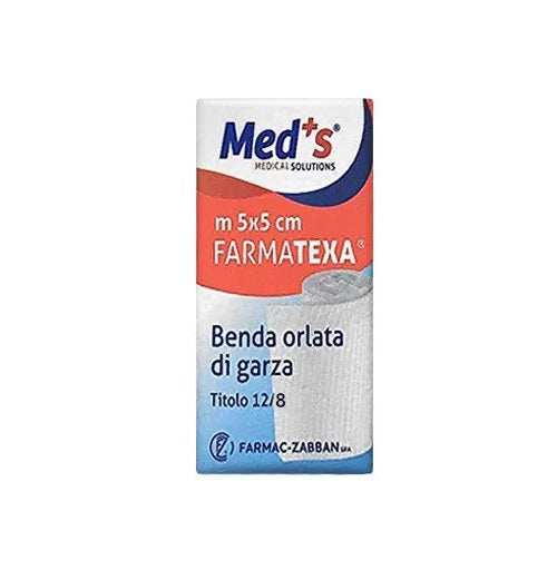 MED'S Benda di garza orlata FARMATEXA - Tit. 12/8