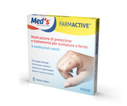 Apósitos de hidrogel para quemaduras FARMACTIVE - 4,5 cm × 7,4 cm - env. 5 uds.
