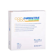 Medicazione in schiuma di poliuretano con silicone FARMACTIVE Confort con bordo