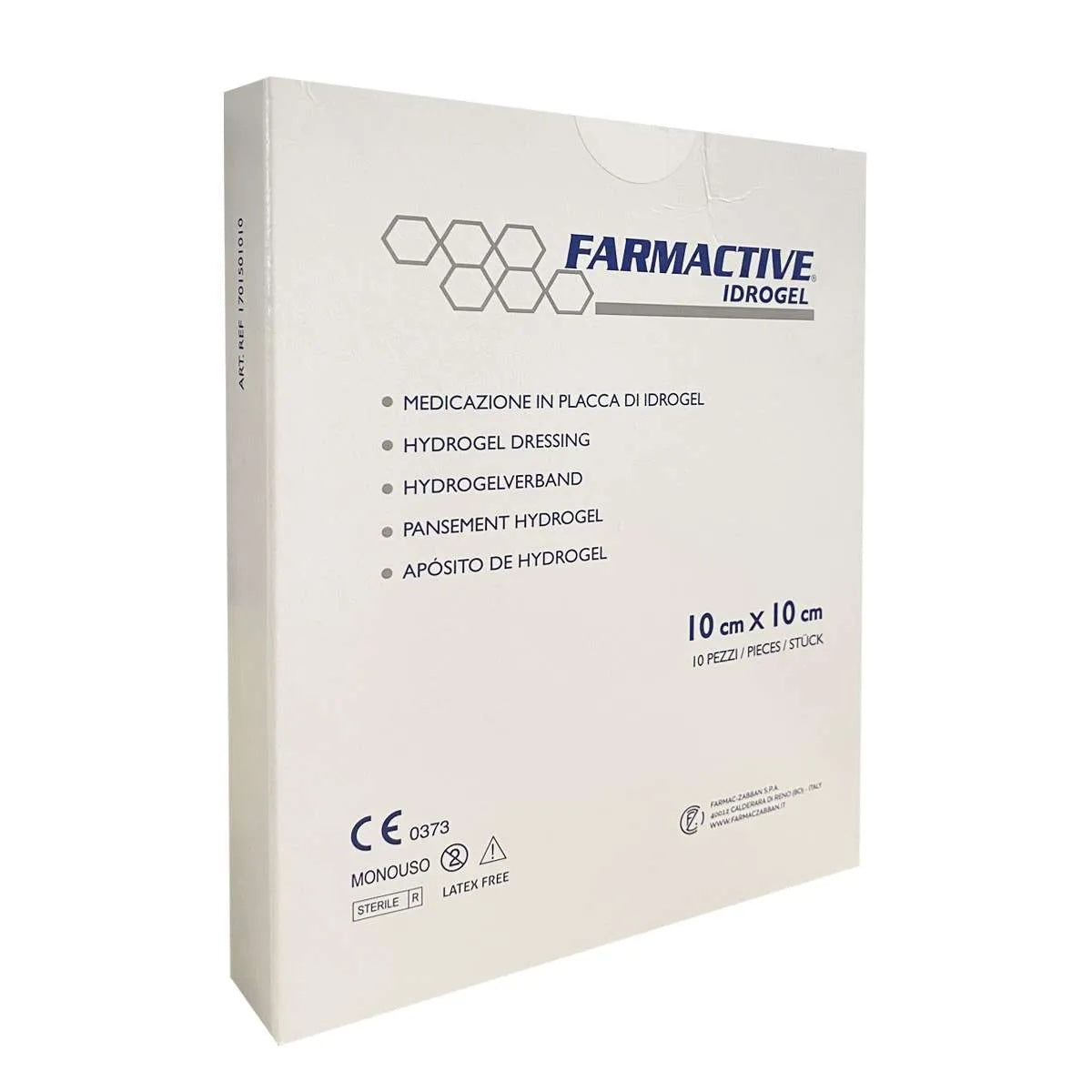 Medicazione in idrogel a placca FARMACTIVE