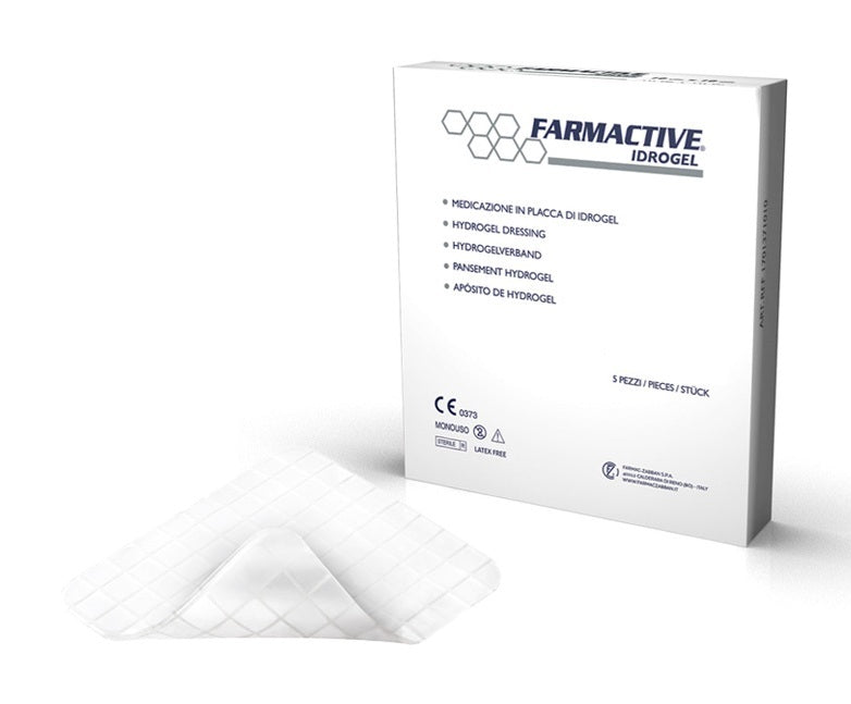 Medicazione in idrogel a placca FARMACTIVE