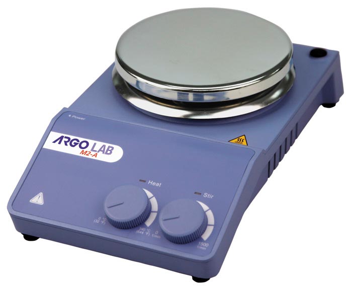 Agitatore magnetico analogico con piastra riscaldante
