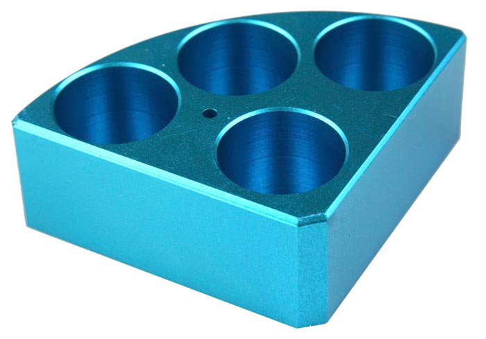 Blocchi portaprovette Blu Risc. 4 posti da 30ml ARGOlab