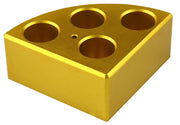 Bloques portatubos Oro Risc. 4 puestos de 16ml ARGOlab