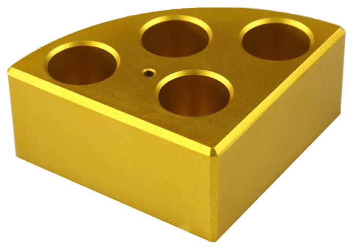 Blocchi portaprovette Oro Risc. 4 posti da 16ml ARGOlab
